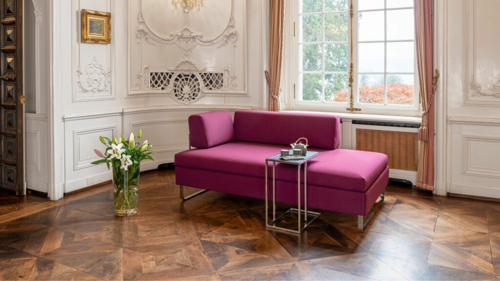 Swissplus Doppio rosa stoff Milieu Möbel Meiss (2)