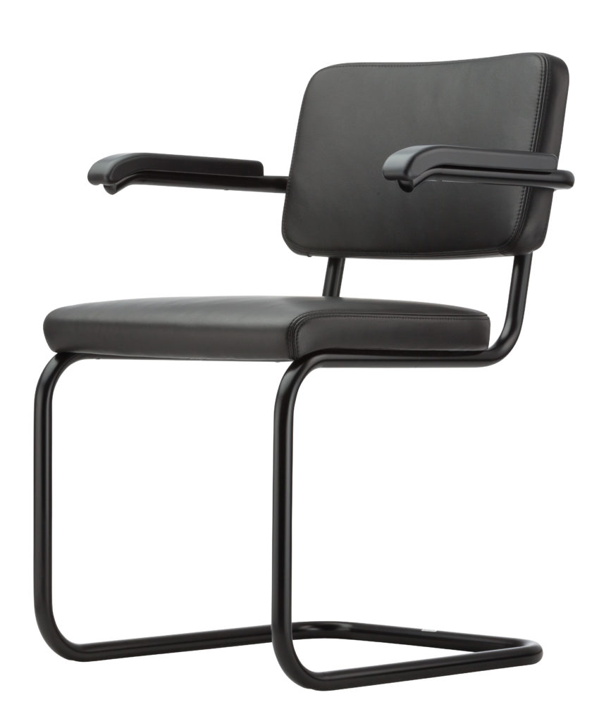 Thonet Stuhl S 64 Leder schwarz