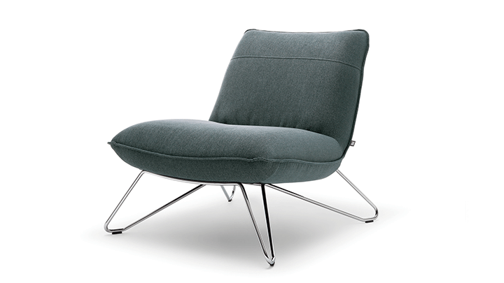 Rolf Benz Sessel 394 grau