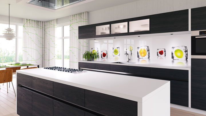 Arbeitsplatte weiß für x413 snowwhite Icecubes Küche